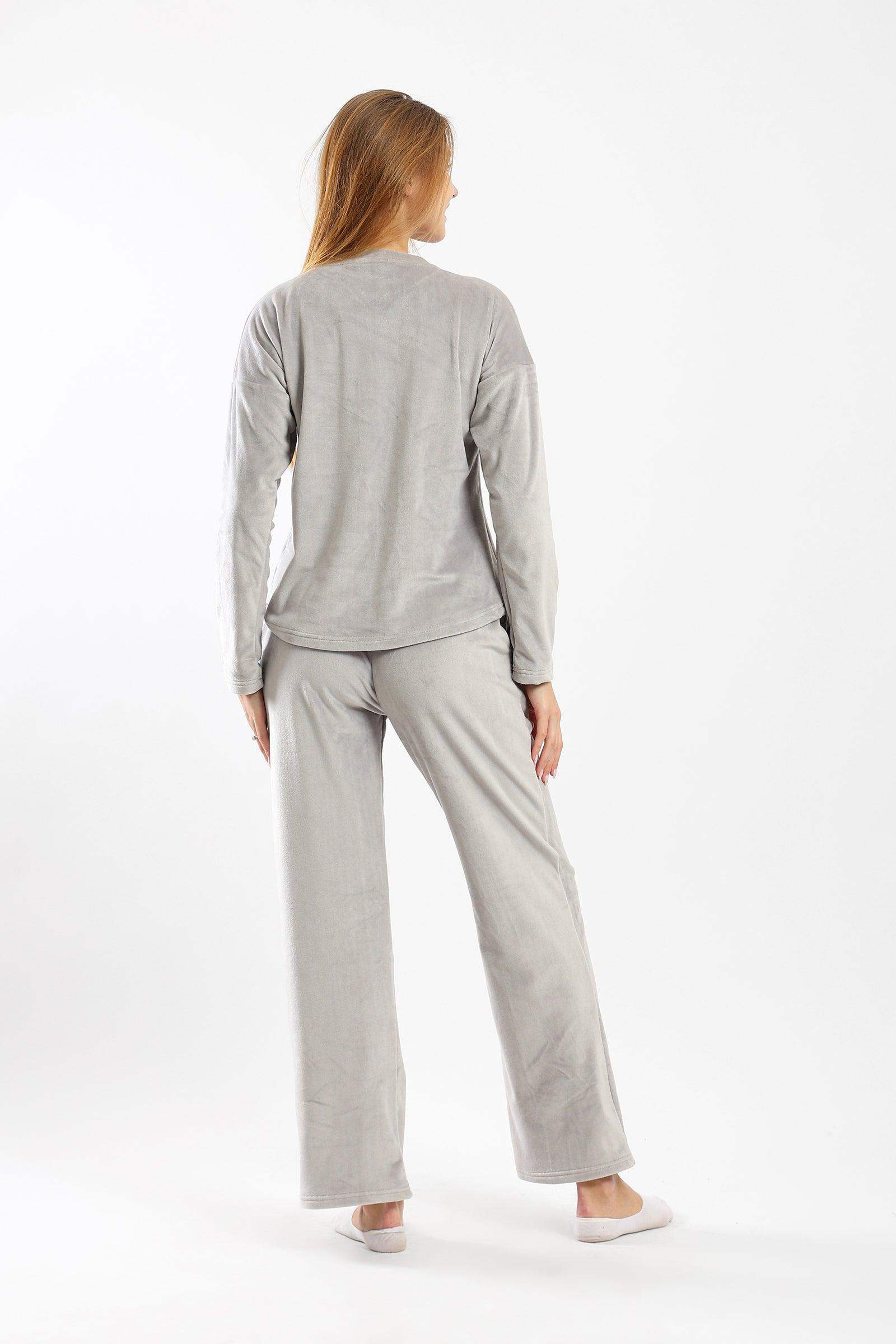 Fleece Solid Pyjama Set - Carina - ÙƒØ§Ø±ÙŠÙ†Ø§