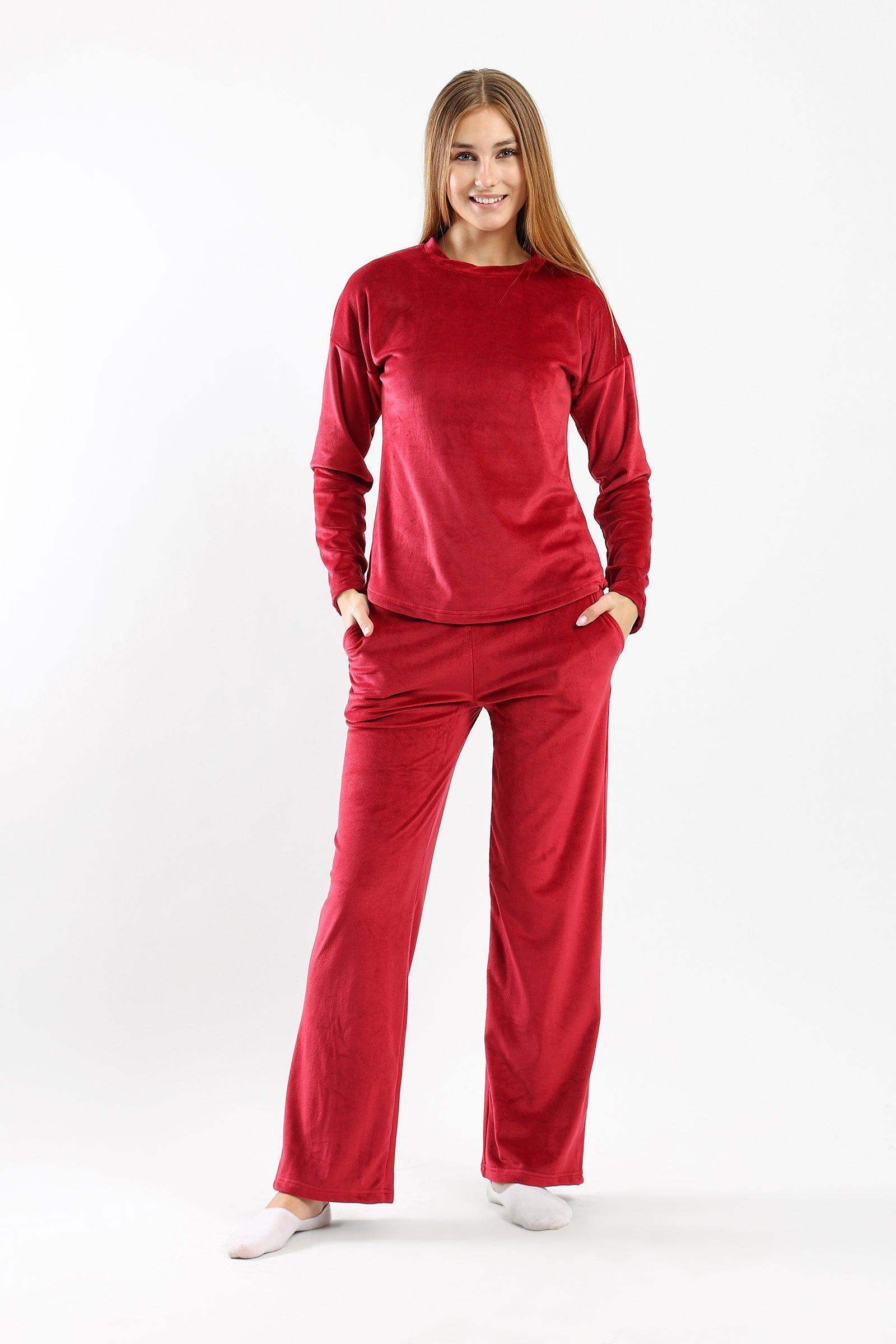 Fleece Solid Pyjama Set - Carina - ÙƒØ§Ø±ÙŠÙ†Ø§