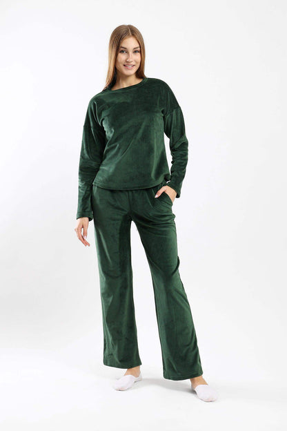 Fleece Solid Pyjama Set - Carina - ÙƒØ§Ø±ÙŠÙ†Ø§