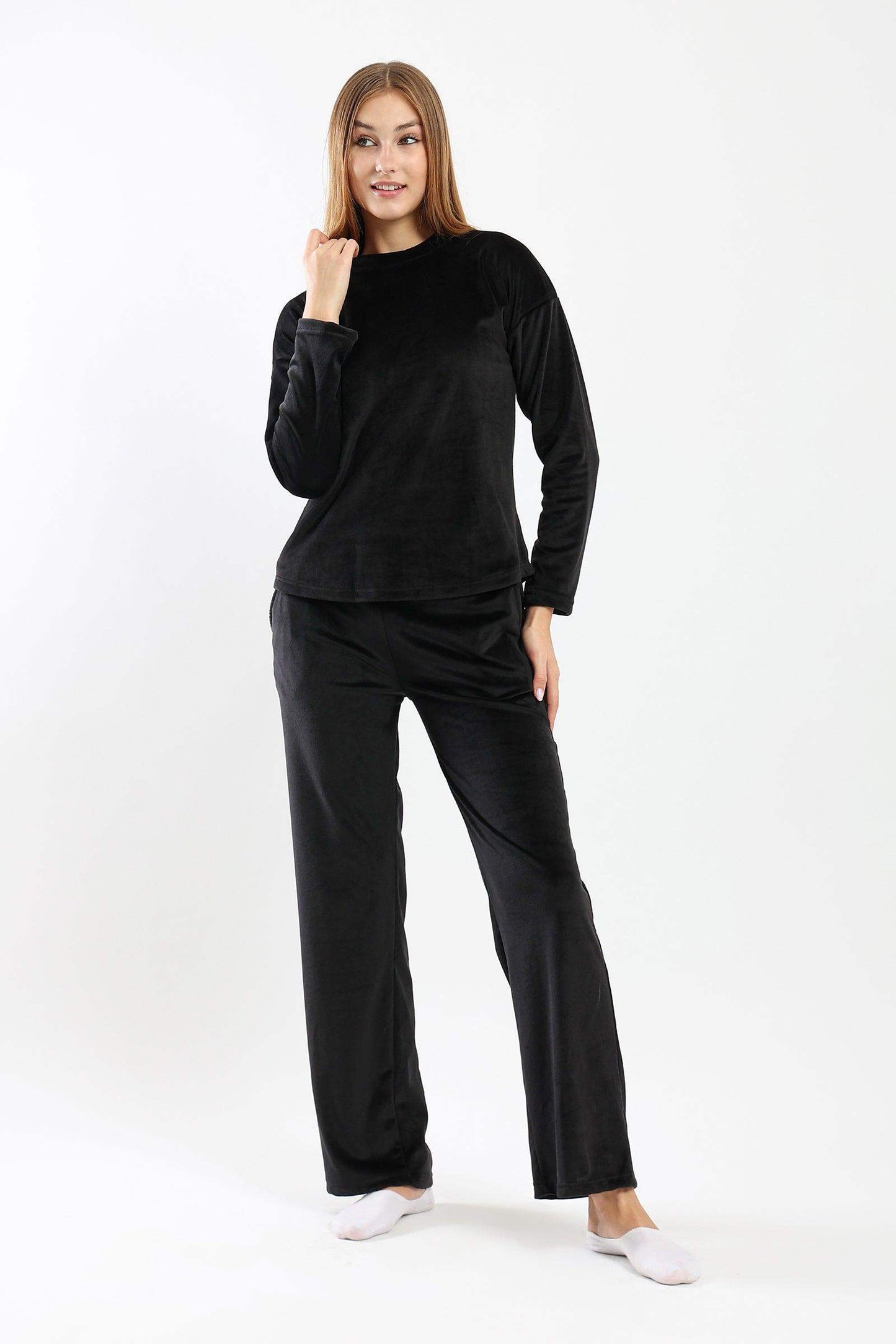 Fleece Solid Pyjama Set - Carina - ÙƒØ§Ø±ÙŠÙ†Ø§