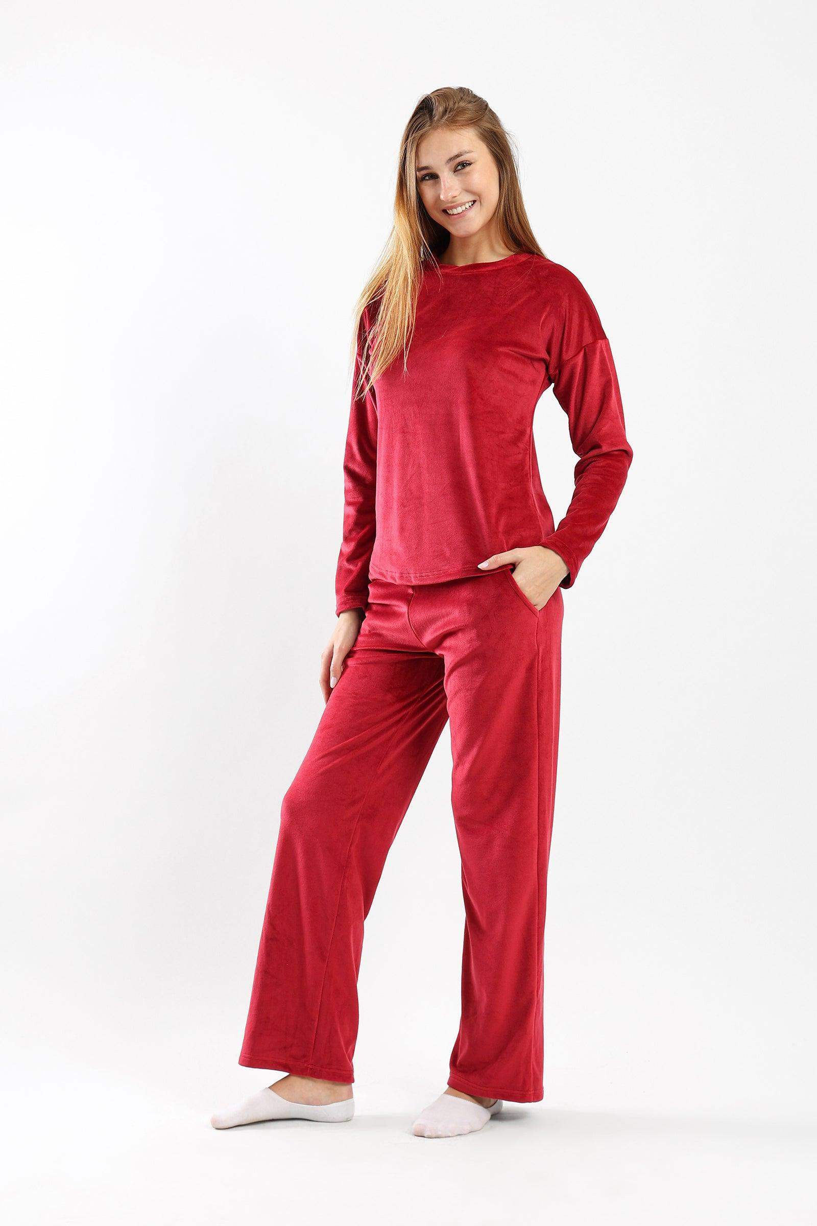 Fleece Solid Pyjama Set - Carina - ÙƒØ§Ø±ÙŠÙ†Ø§