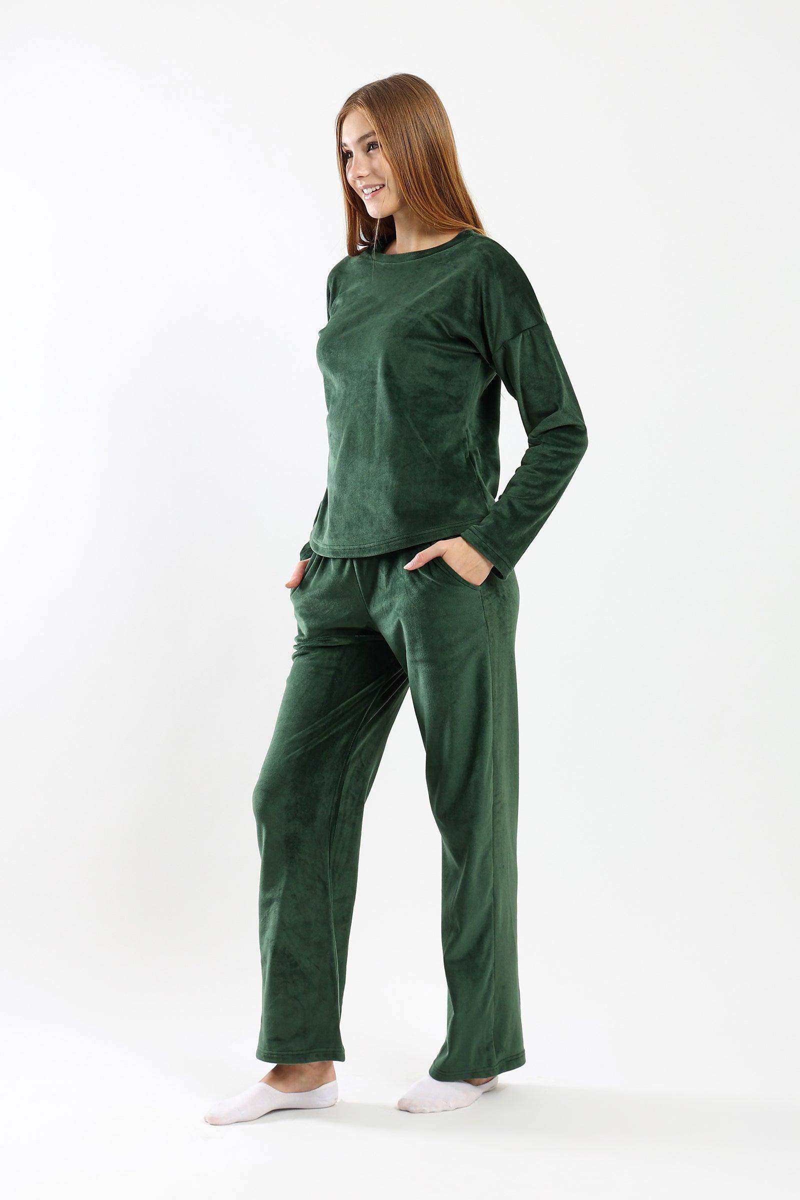 Fleece Solid Pyjama Set - Carina - ÙƒØ§Ø±ÙŠÙ†Ø§