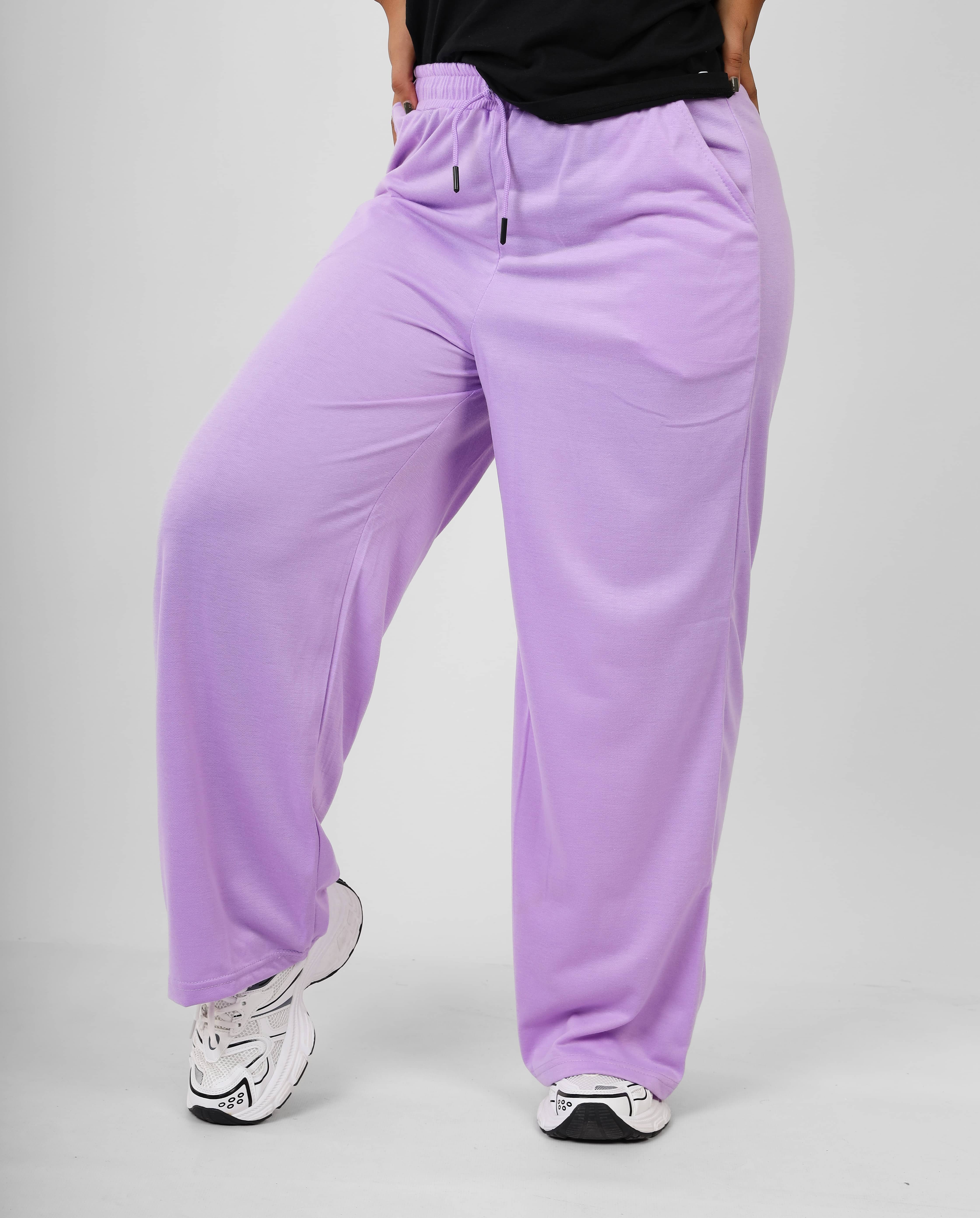 Comfy Cotton Pants - Lavender