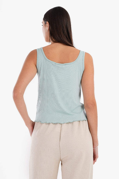 Frilled Hem Pyjama Top - Carina - ÙƒØ§Ø±ÙŠÙ†Ø§