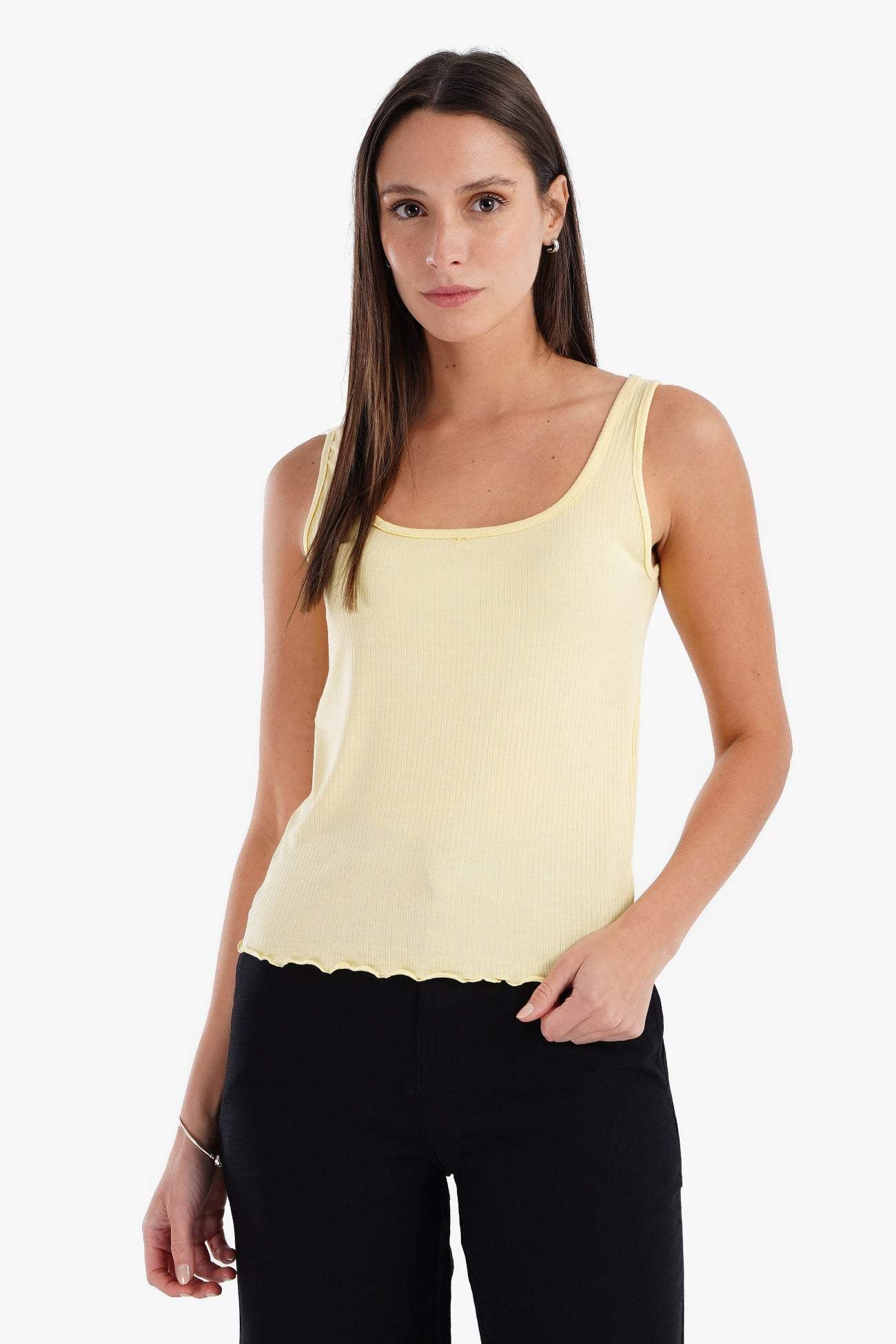 Frilled Hem Pyjama Top - Carina - ÙƒØ§Ø±ÙŠÙ†Ø§