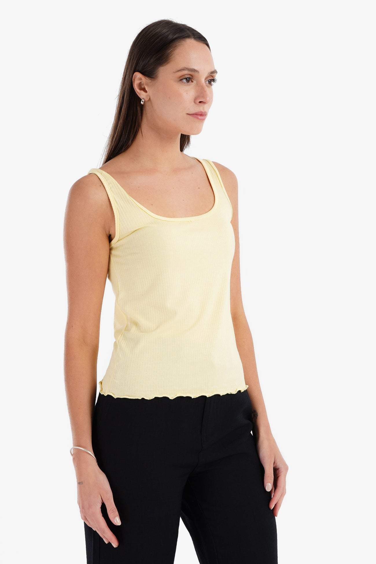 Frilled Hem Pyjama Top - Carina - ÙƒØ§Ø±ÙŠÙ†Ø§