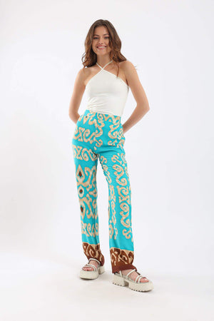 Full Length Print Pants - Carina - ÙƒØ§Ø±ÙŠÙ†Ø§