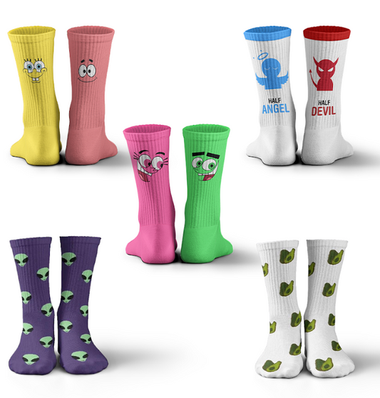 Cotton Crew Socks – Set of 5