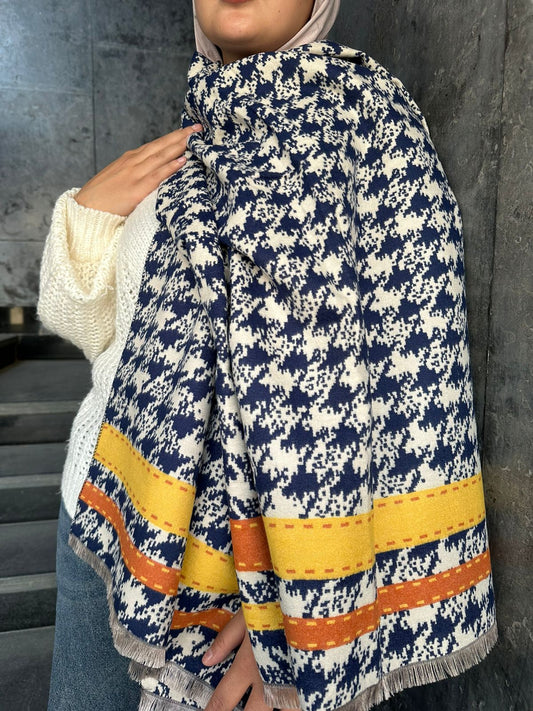 Colorful Winter Shawl Scarf