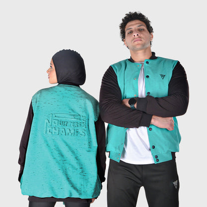 "No quitters just champs" Baseball Jacket