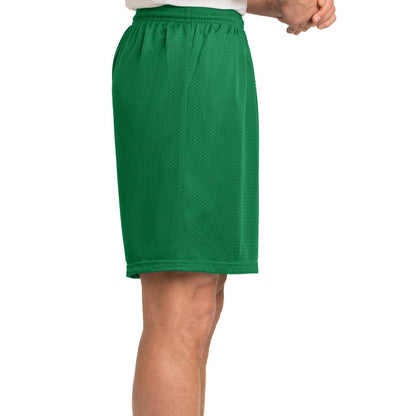 Classic Mesh Polyester Short-Kelly Green