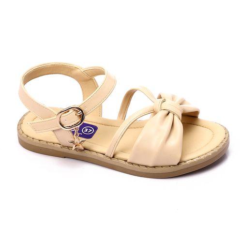 PU Knotted Strap Flat Sandals