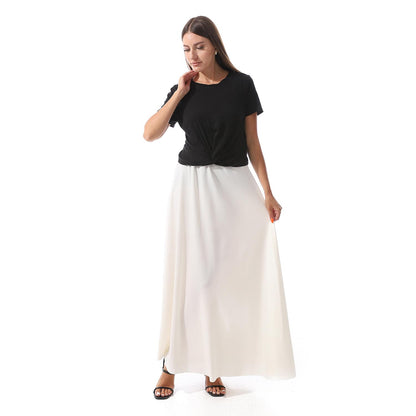 Casual Women Solid-Skirt