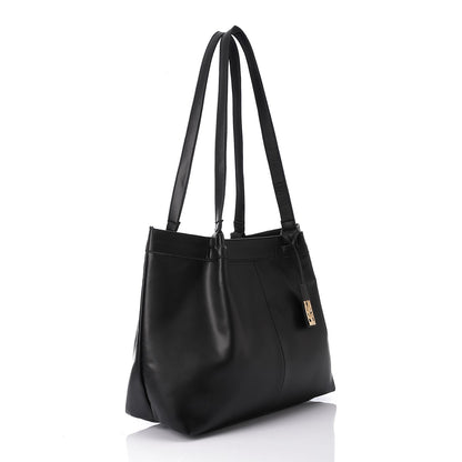 Black Leather Shoulder Bag