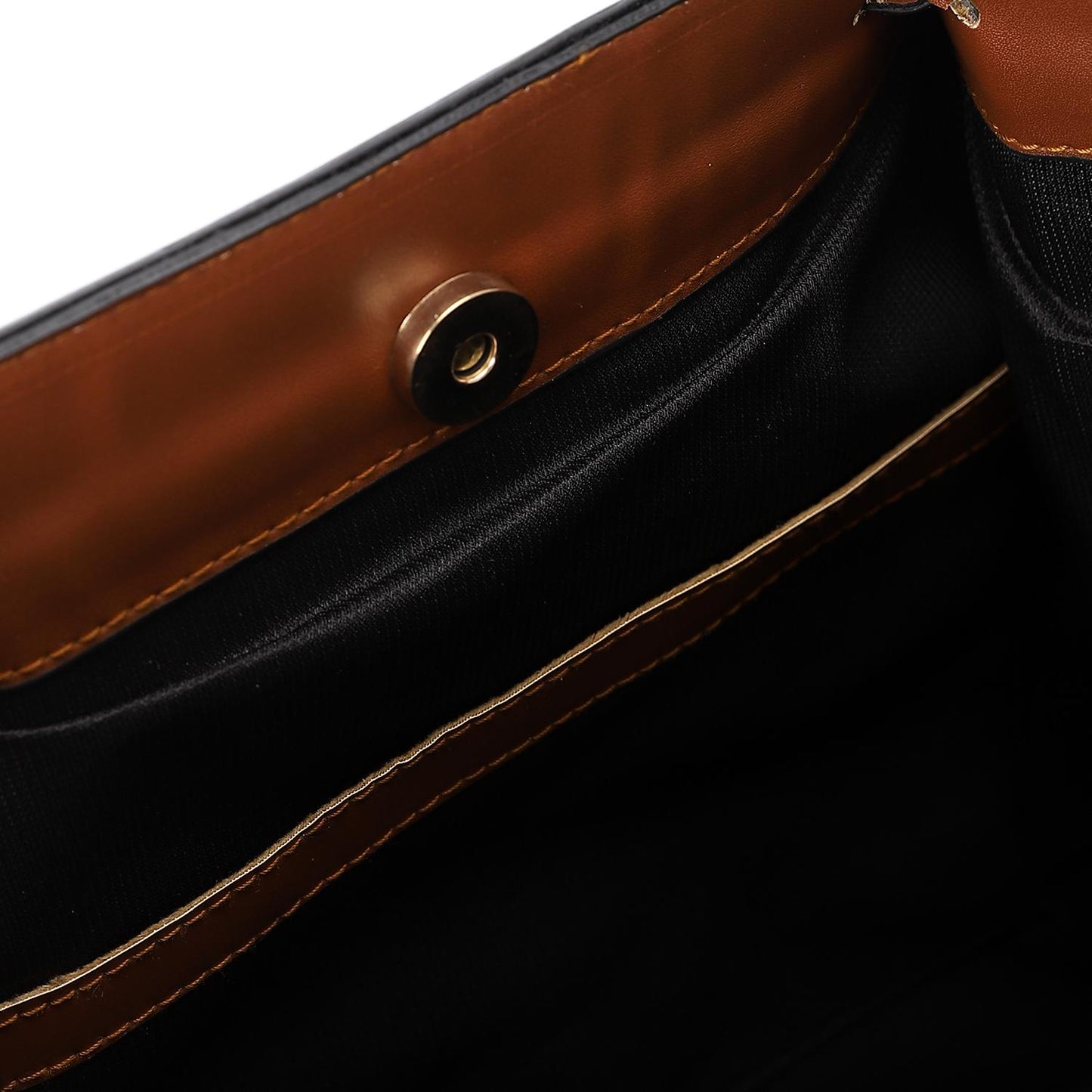 Camel Leather Shoulder Bag