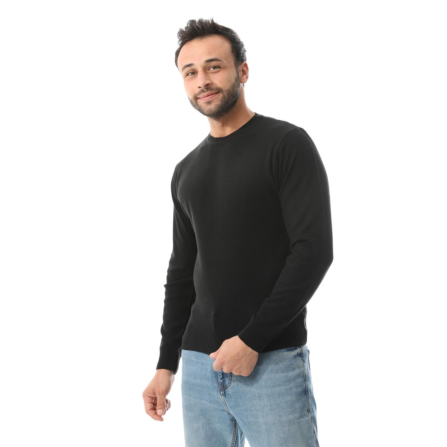 Wool Pullover With Crew Neck