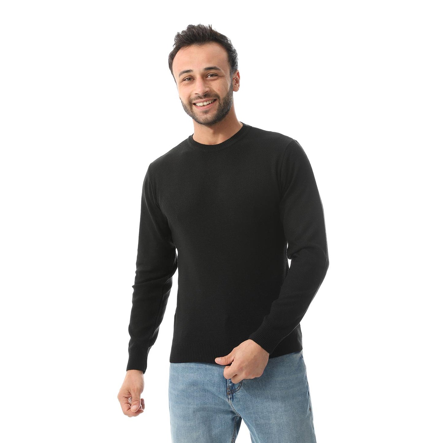 Wool Pullover With Crew Neck