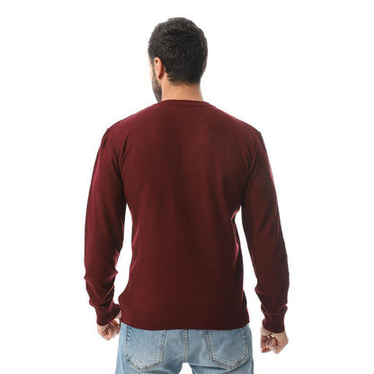 Wool Pullover With Crew Neck