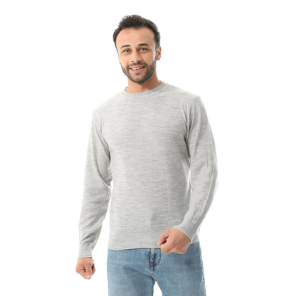 Wool Pullover With Crew Neck