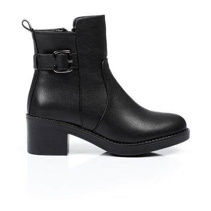 Leather Ankle Boot 5Cm