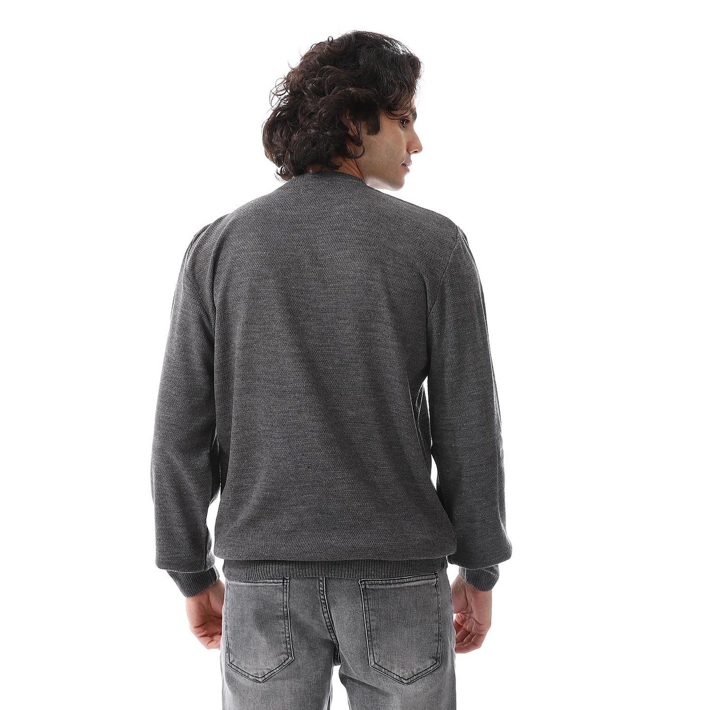 Wool Pullover With Crew Neck