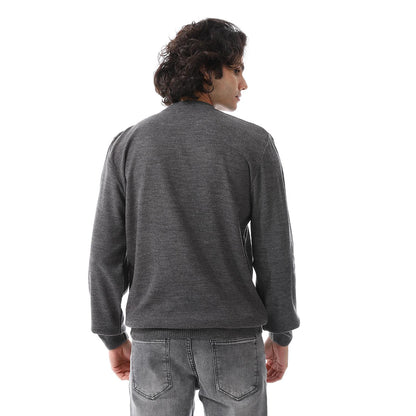 Wool Pullover With Crew Neck