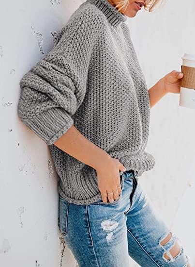 Oversized Long Sleeve Sweater Pullover Top