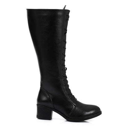 Leather Boot With Zip