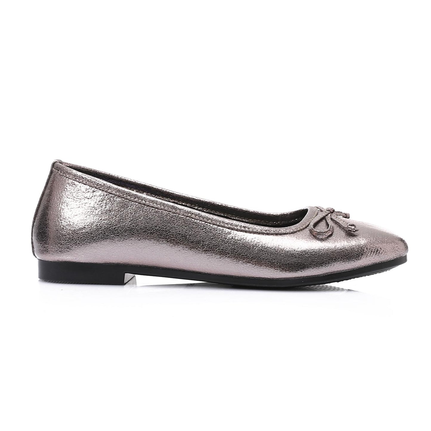 Leather Classic Ballerinas - Smoky Grey