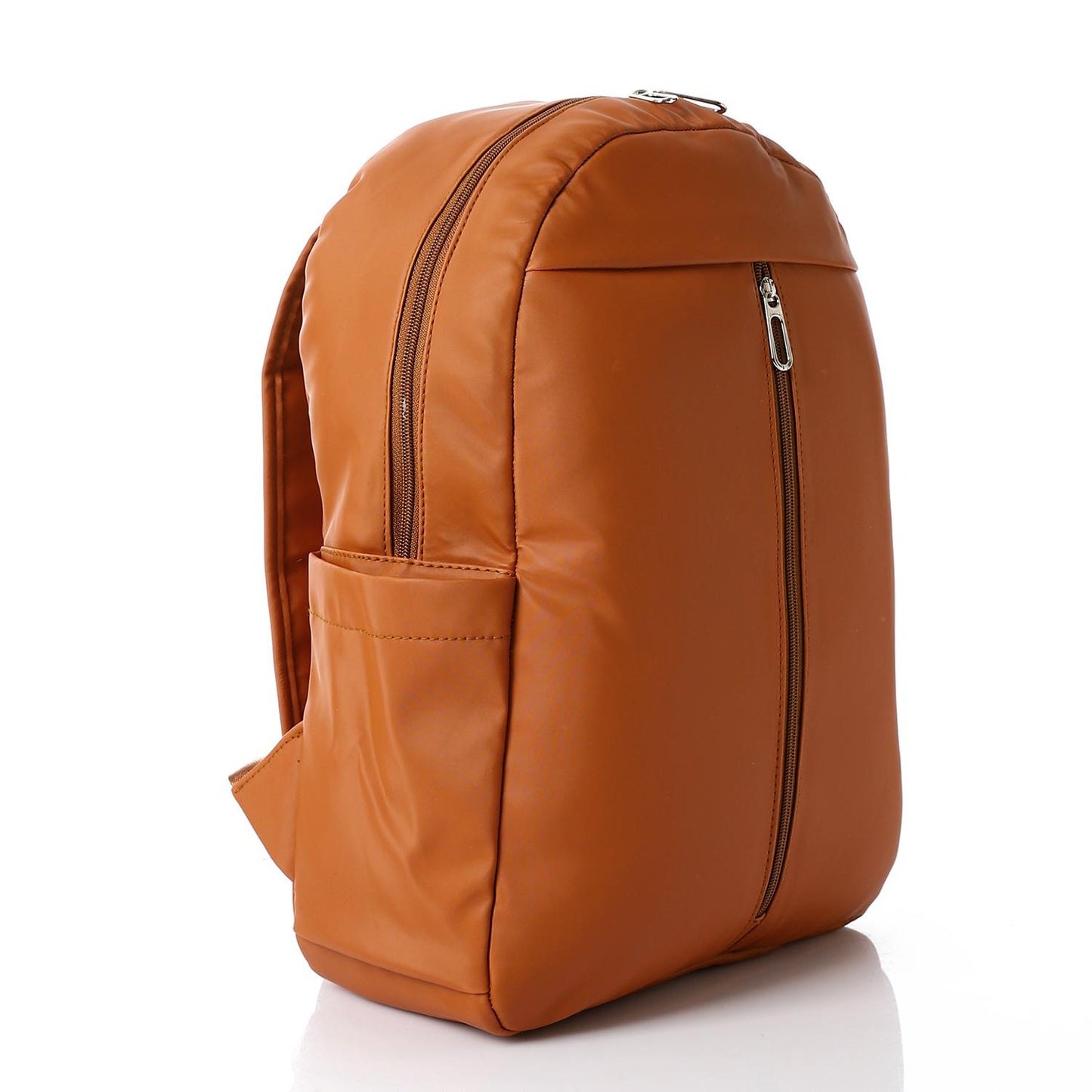 Leather Unisex Backpack - Tan