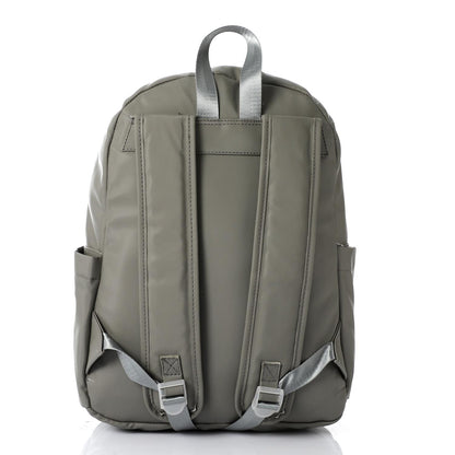 Leather Unisex Backpack - Grey
