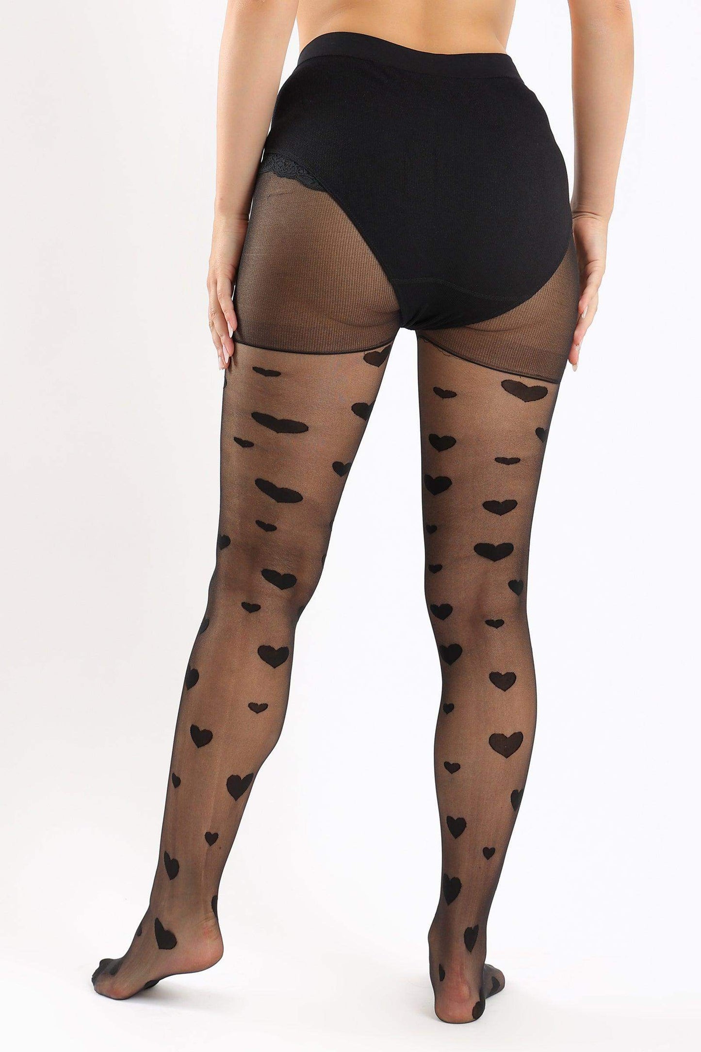 Heart Shaped Pantyhose - Carina - ÙƒØ§Ø±ÙŠÙ†Ø§