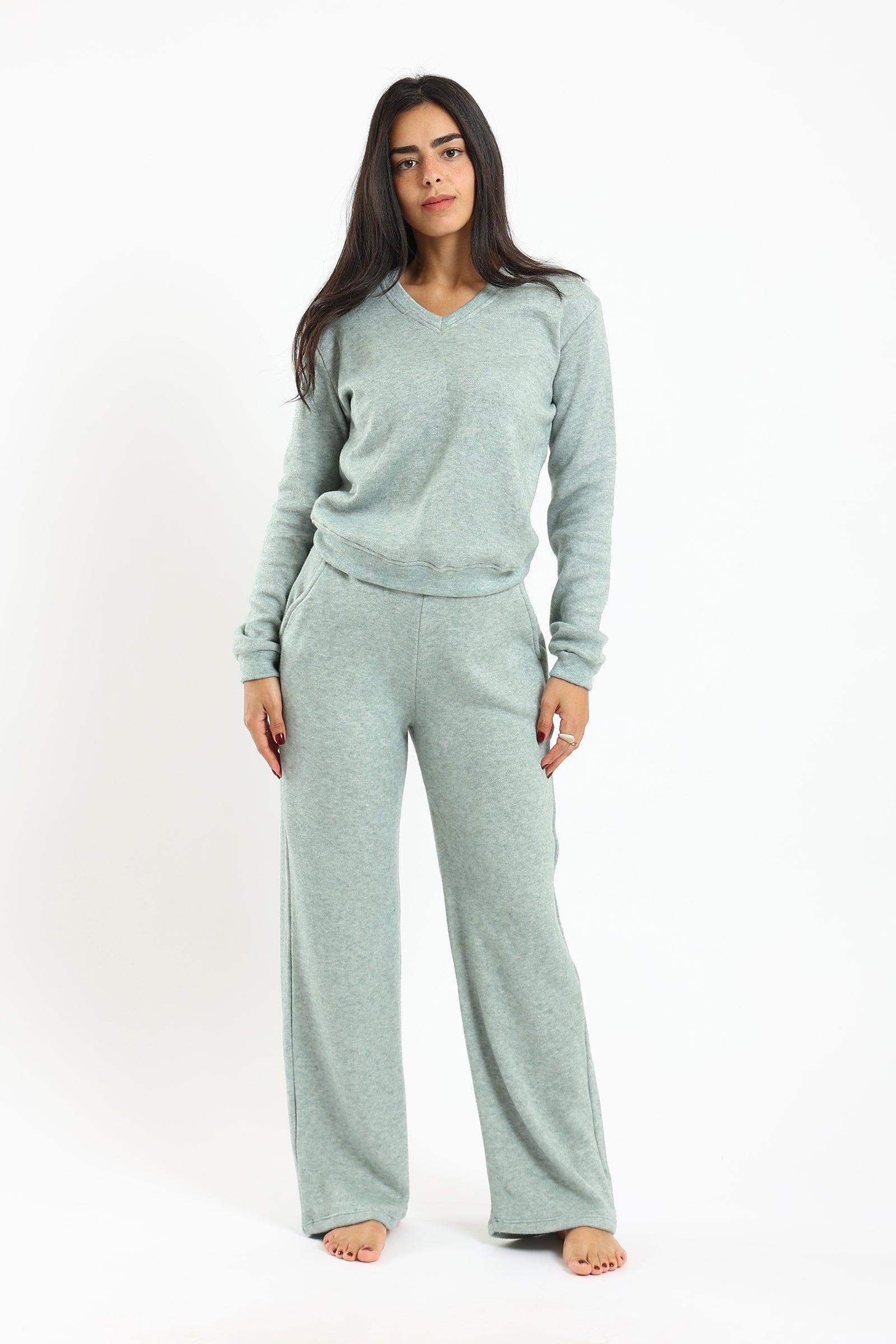 Heather V-Neck Pyjama Set - Carina - ÙƒØ§Ø±ÙŠÙ†Ø§