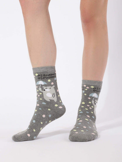 High Ankle Printed Socks - Carina - ÙƒØ§Ø±ÙŠÙ†Ø§