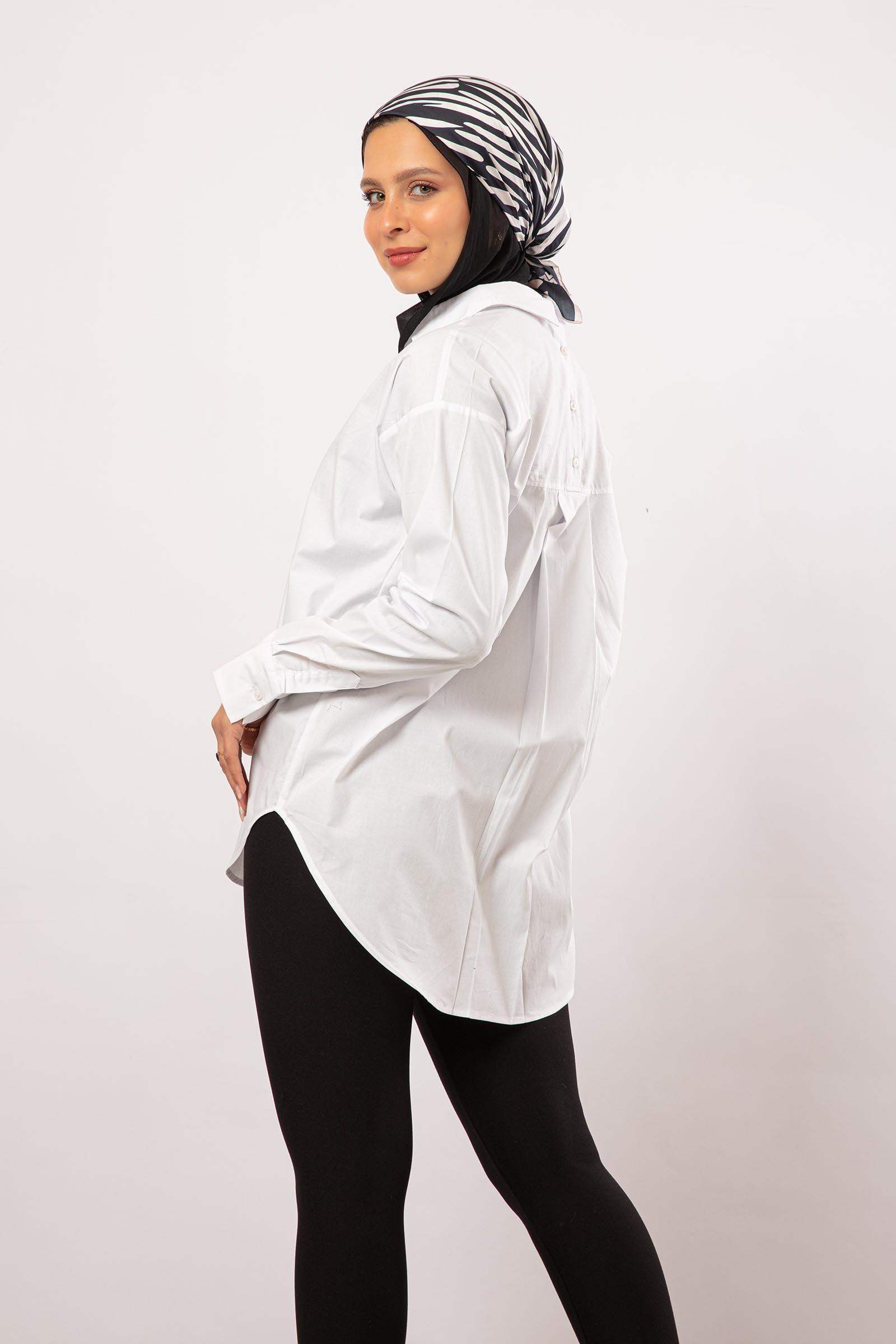 High Low Classic Shirt - Carina - ÙƒØ§Ø±ÙŠÙ†Ø§