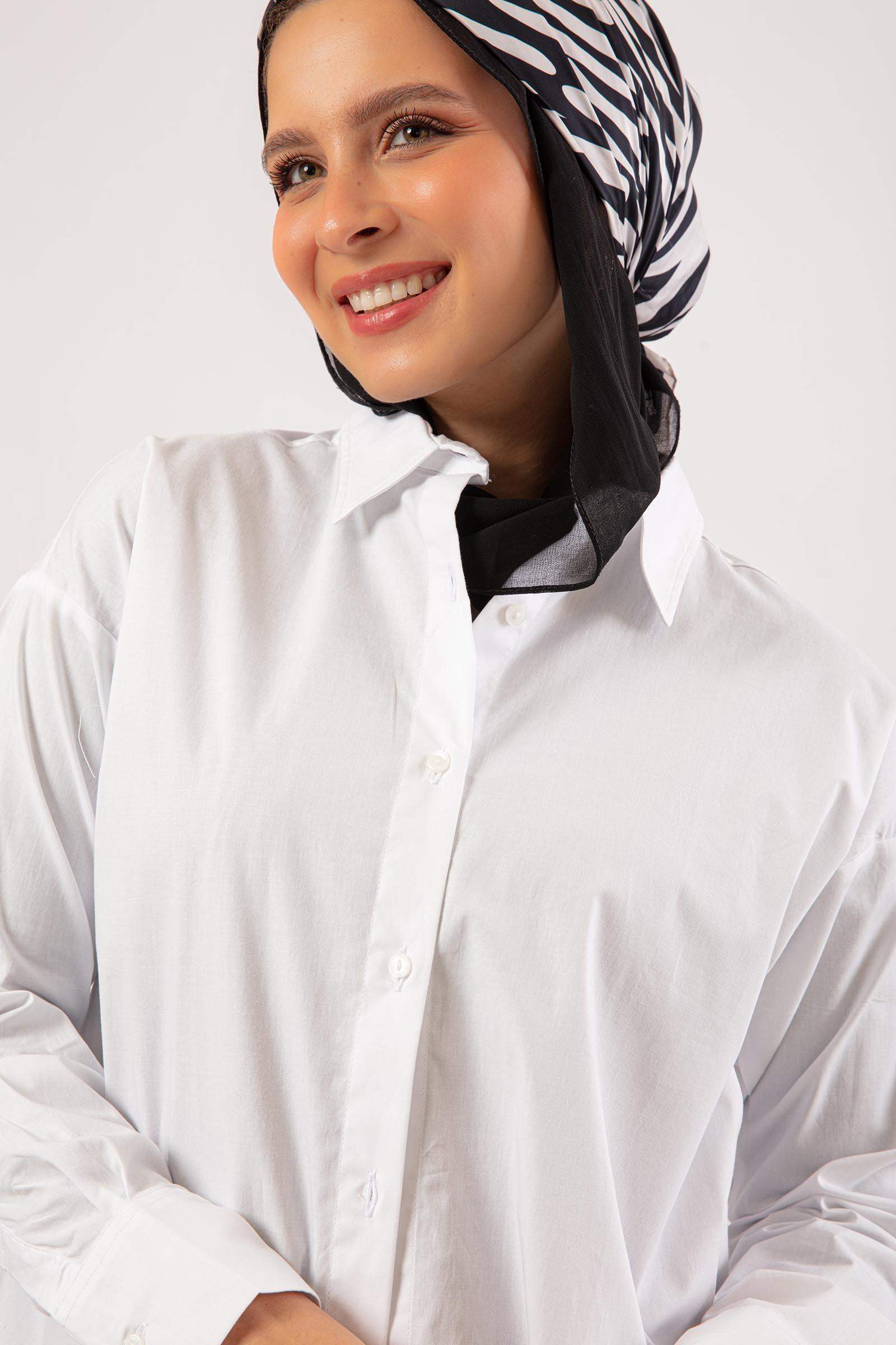 High Low Classic Shirt - Carina - ÙƒØ§Ø±ÙŠÙ†Ø§