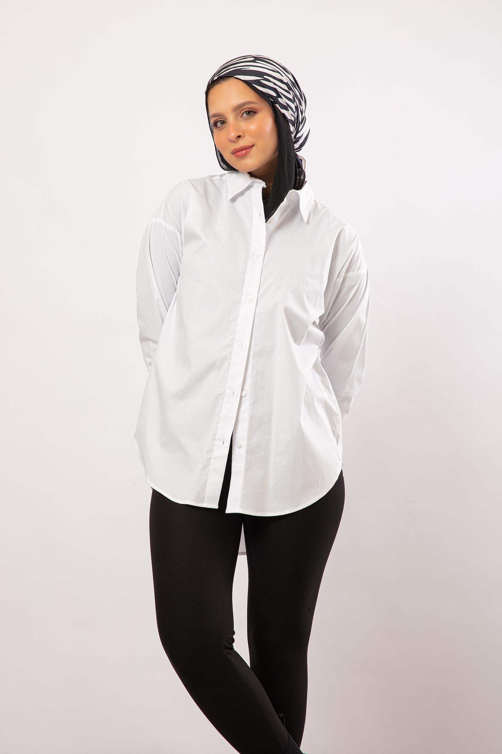 High Low Classic Shirt - Carina - ÙƒØ§Ø±ÙŠÙ†Ø§