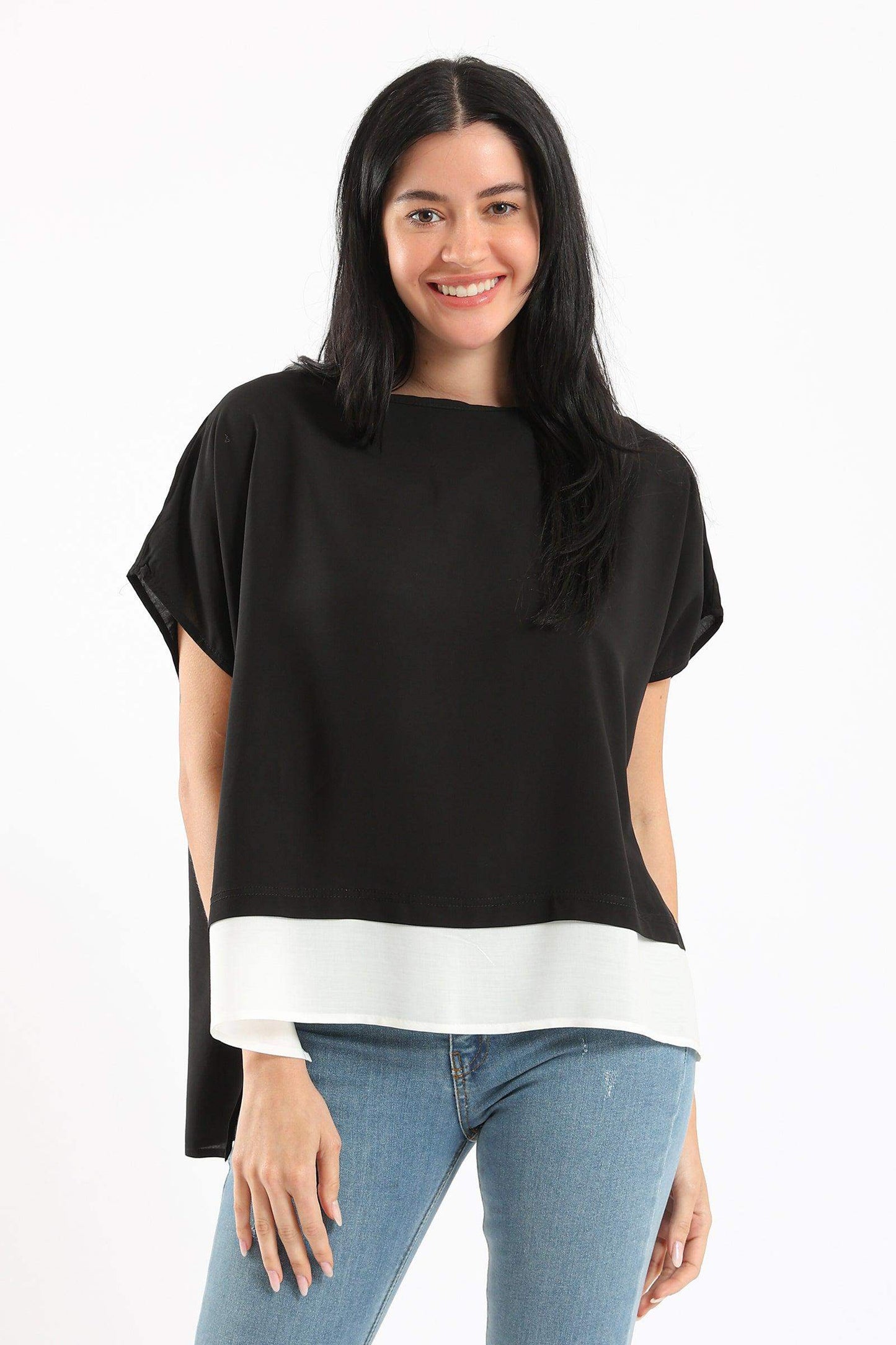 High Low Design Blouse - Carina - ÙƒØ§Ø±ÙŠÙ†Ø§