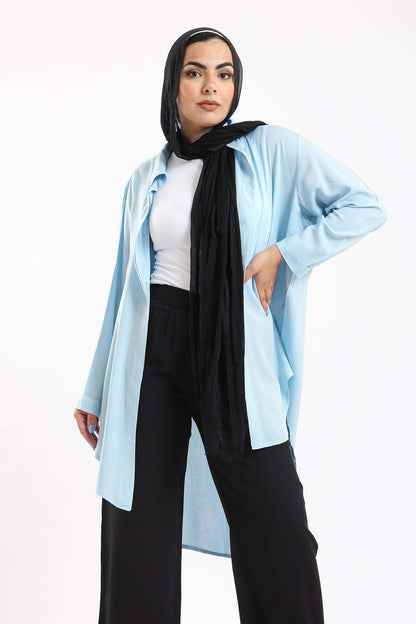 High Low Plain Shirt - Carina - ÙƒØ§Ø±ÙŠÙ†Ø§