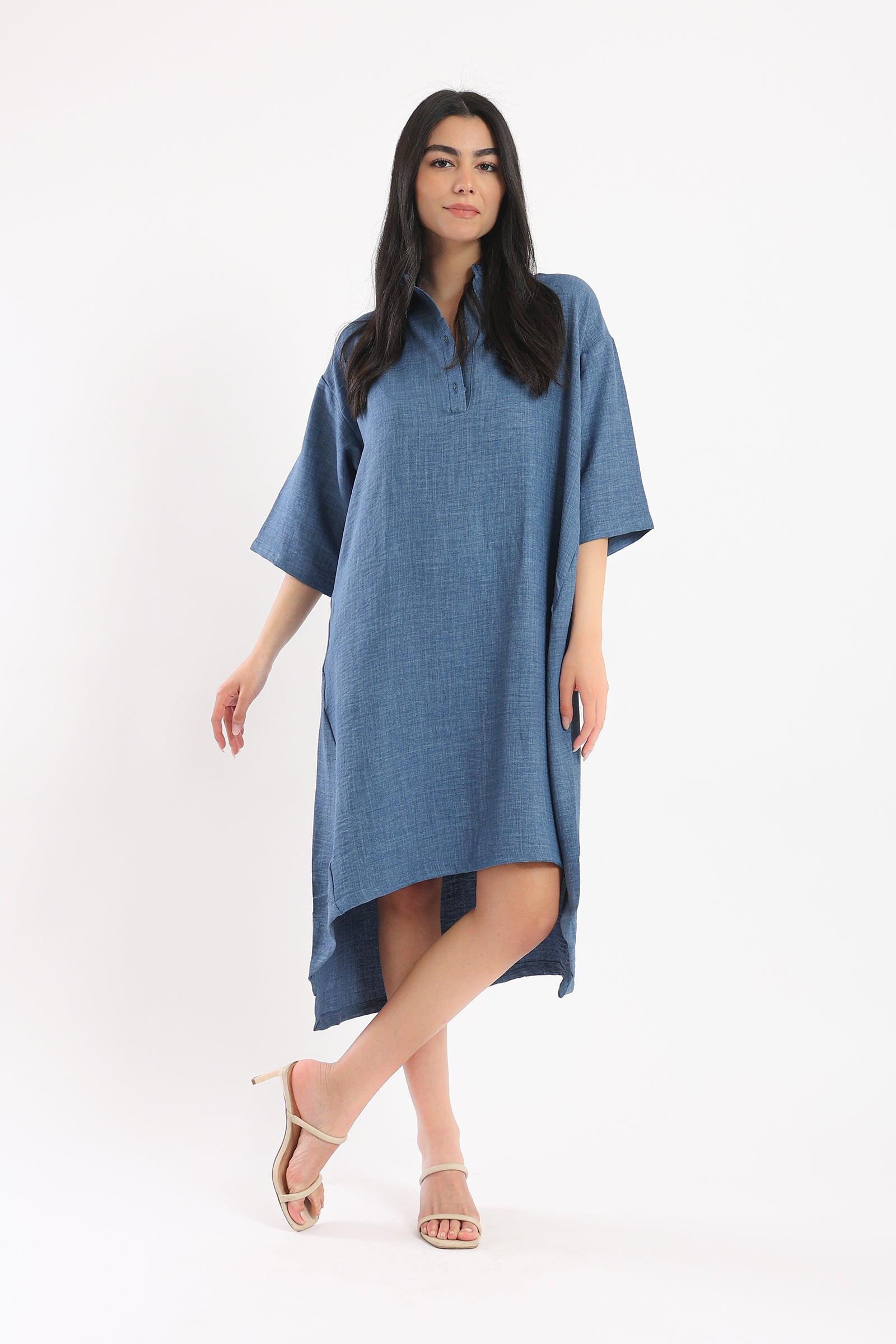 High Low Shirt Dress - Clue-wear