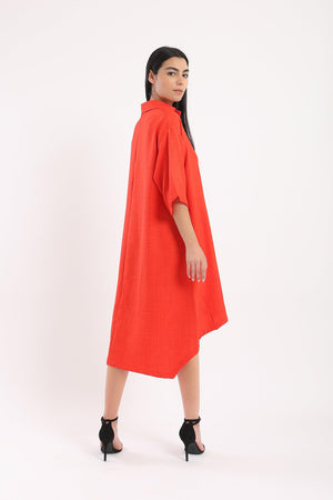 High Low Shirt Dress - Clue-wear