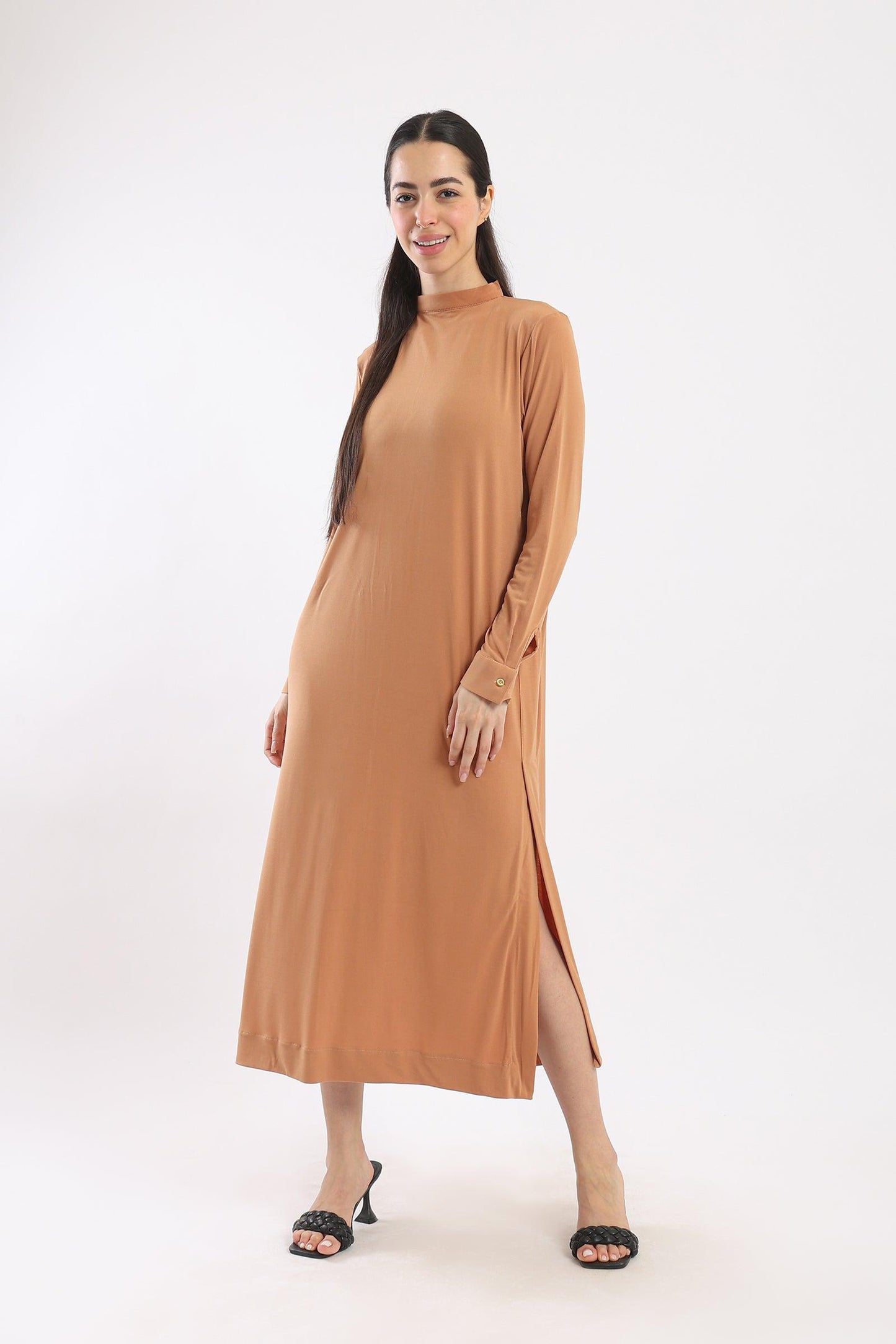 High Neck Comfy Dress - Clue Wear