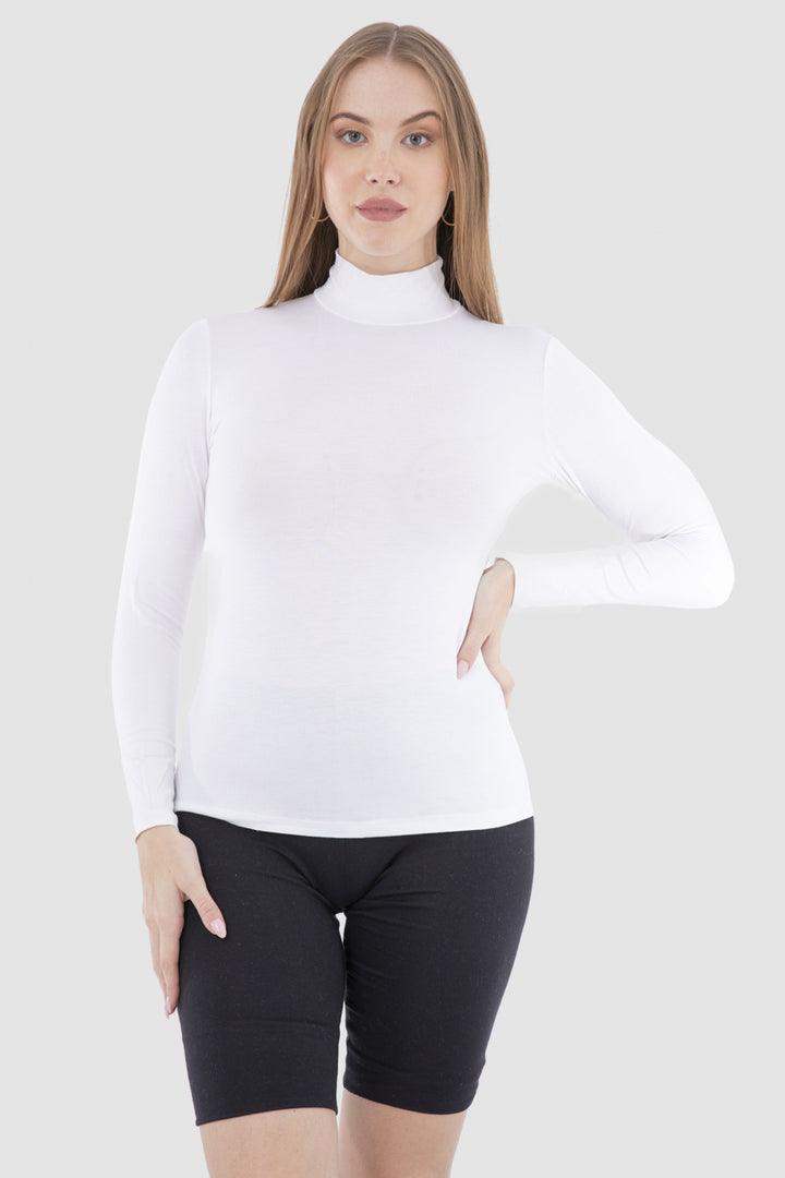 High Neck Long Sleeve Top - Carina - ÙƒØ§Ø±ÙŠÙ†Ø§