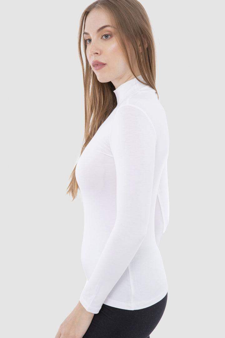 High Neck Long Sleeve Top - Carina - ÙƒØ§Ø±ÙŠÙ†Ø§