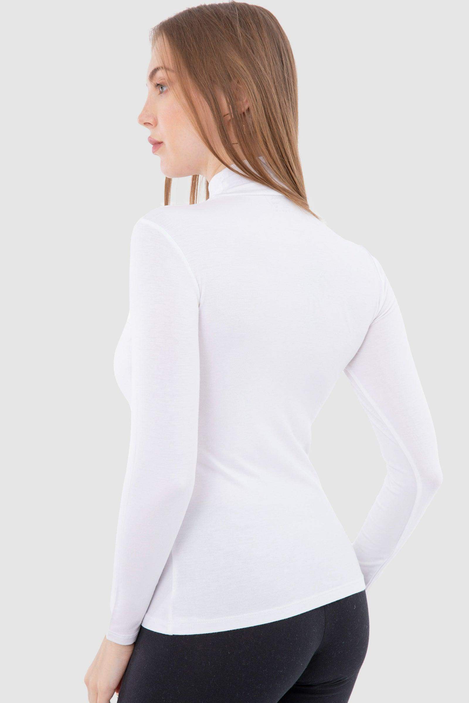 High Neck Long Sleeve Top - Carina - ÙƒØ§Ø±ÙŠÙ†Ø§