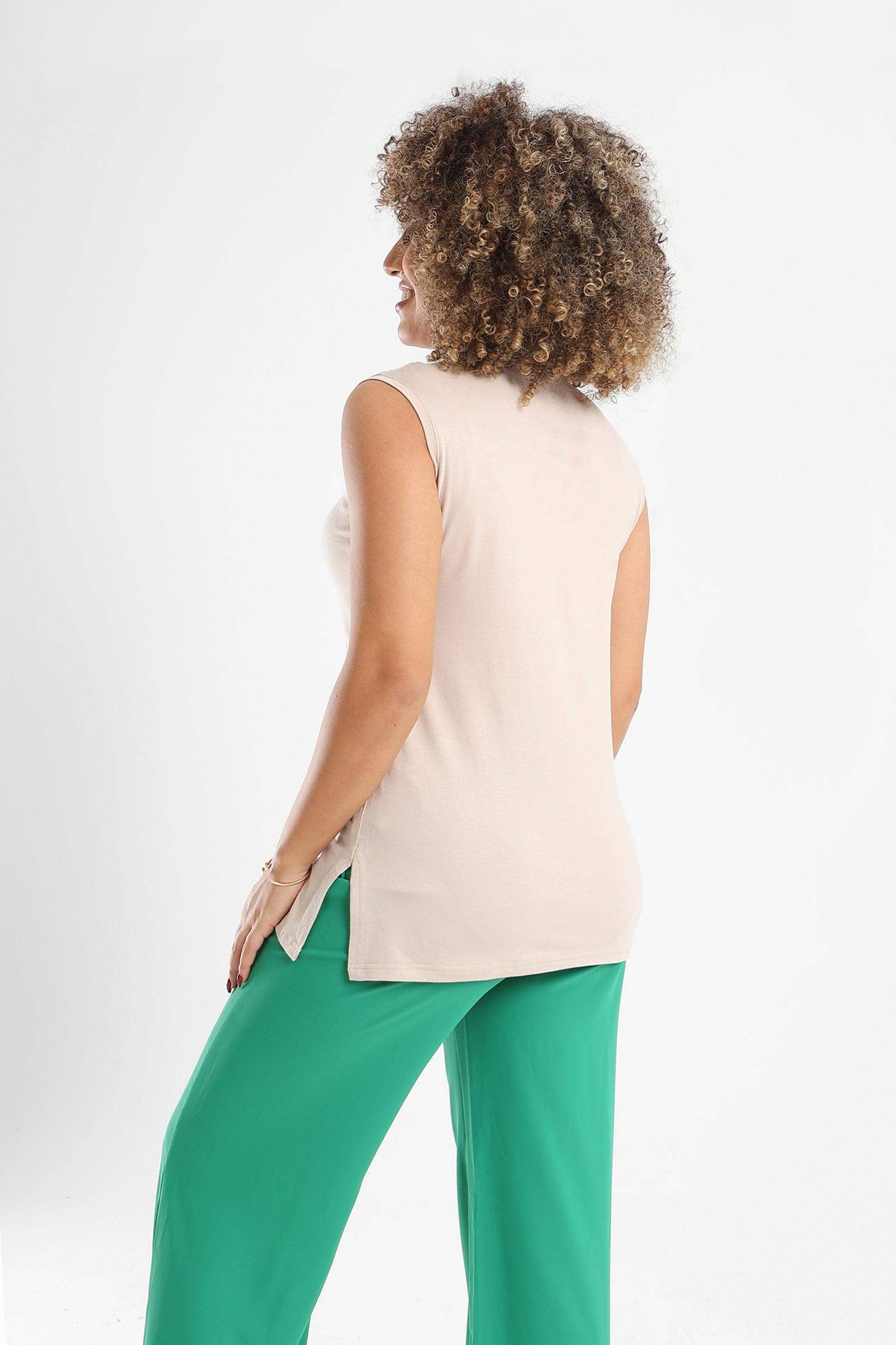 High Neck Sleeveless Top - Carina - ÙƒØ§Ø±ÙŠÙ†Ø§