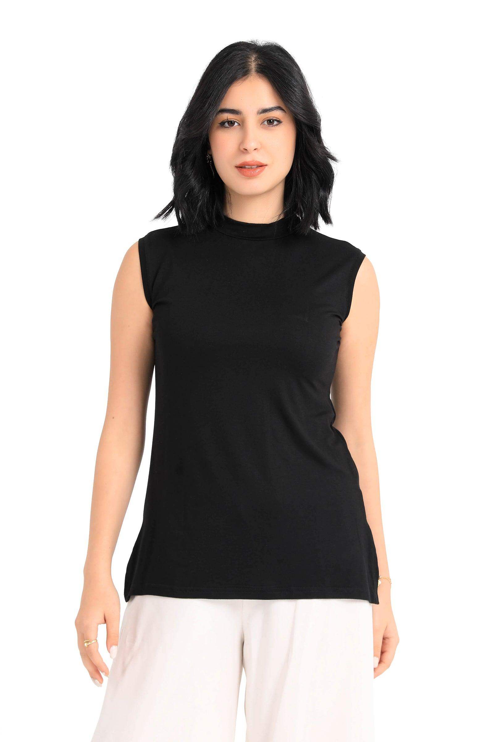 High Neck Sleeveless Top - Carina - ÙƒØ§Ø±ÙŠÙ†Ø§