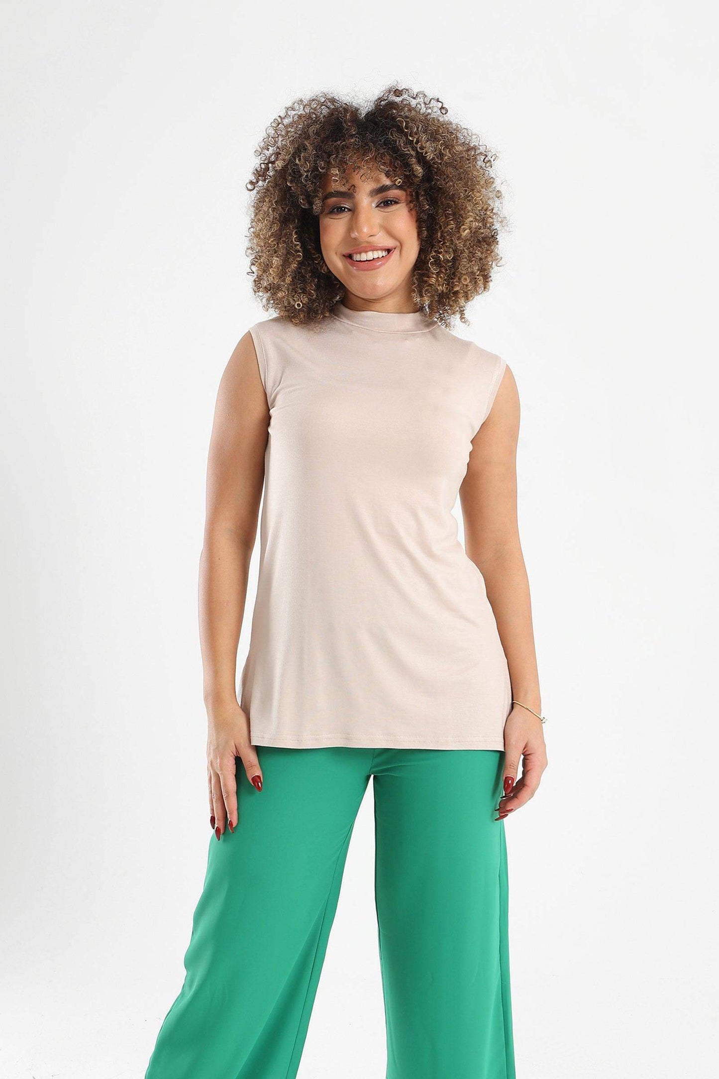 High Neck Sleeveless Top - Carina - ÙƒØ§Ø±ÙŠÙ†Ø§