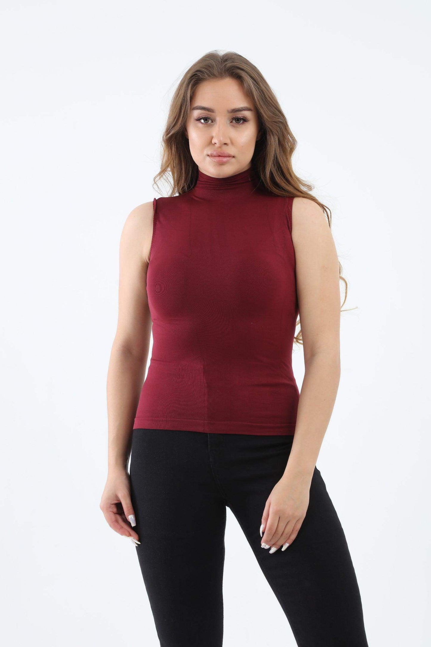 High Neck Sleeveless Top - Carina - ÙƒØ§Ø±ÙŠÙ†Ø§