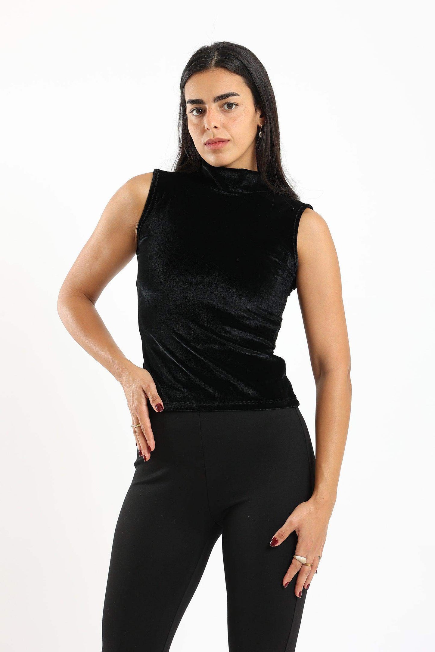 High Neck Sleeveless Top - Carina - ÙƒØ§Ø±ÙŠÙ†Ø§